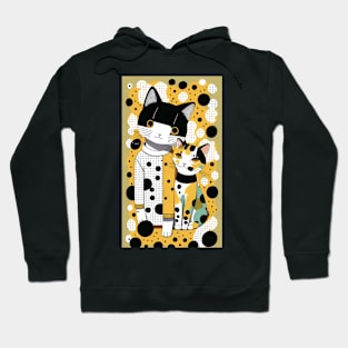 Dotted Whiskers: A Cat's Canvas Hoodie